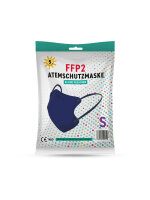 Atemschutzmaske FFP2, D-Faltform mit Ohrenschlaufen,...